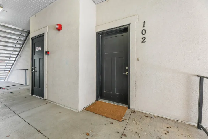 Entrance to property