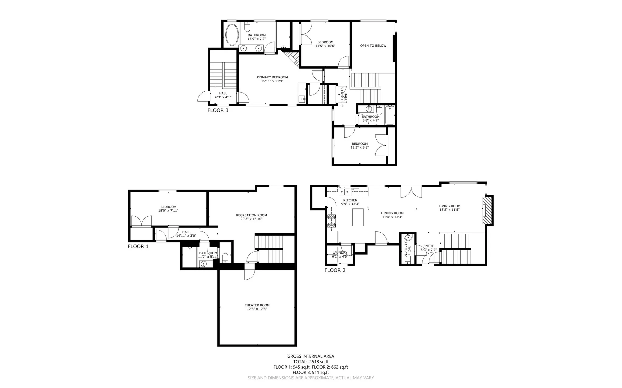 View of room layout
