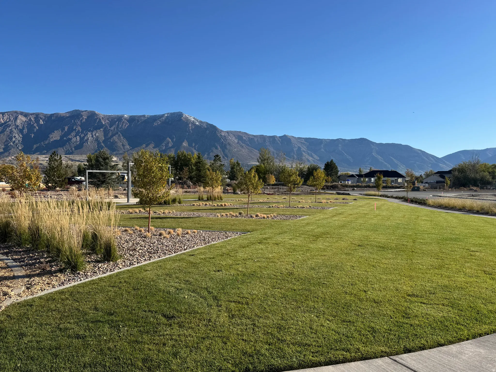 View of mountain background