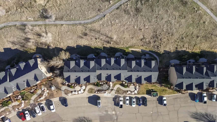 Aerial overview of property's location