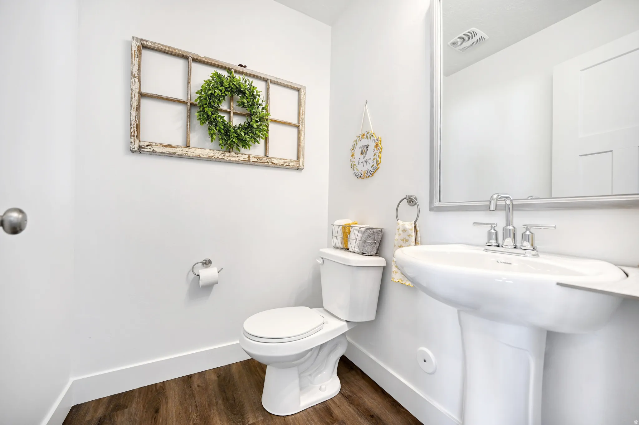 Half bathroom with toilet