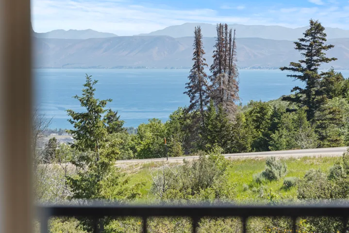 Water view with mountains
