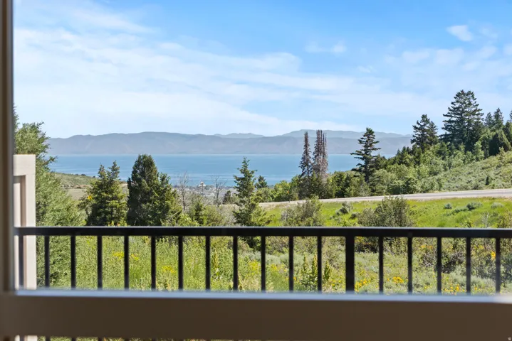 Water view featuring a mountainous background