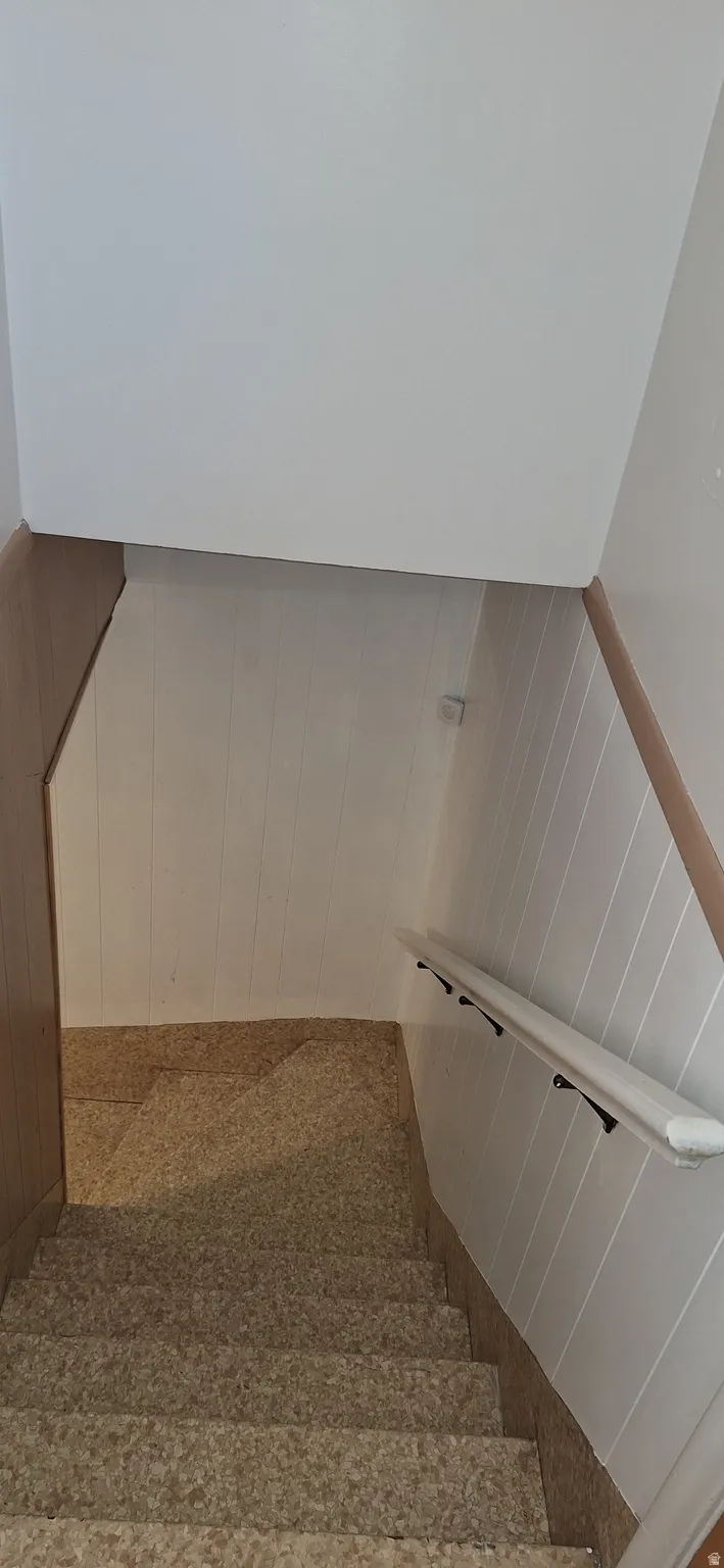 Stairs to daylight basement