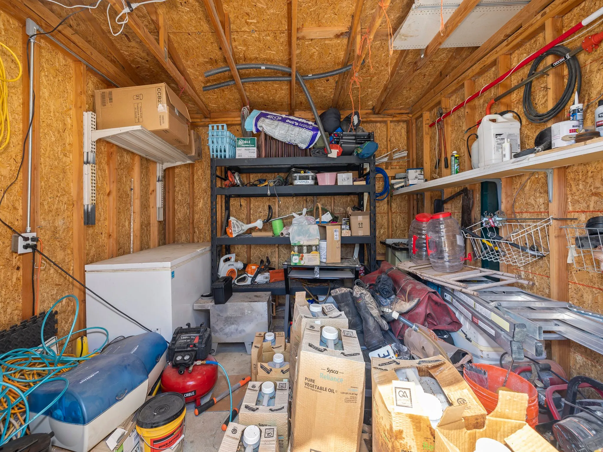 View of storage room