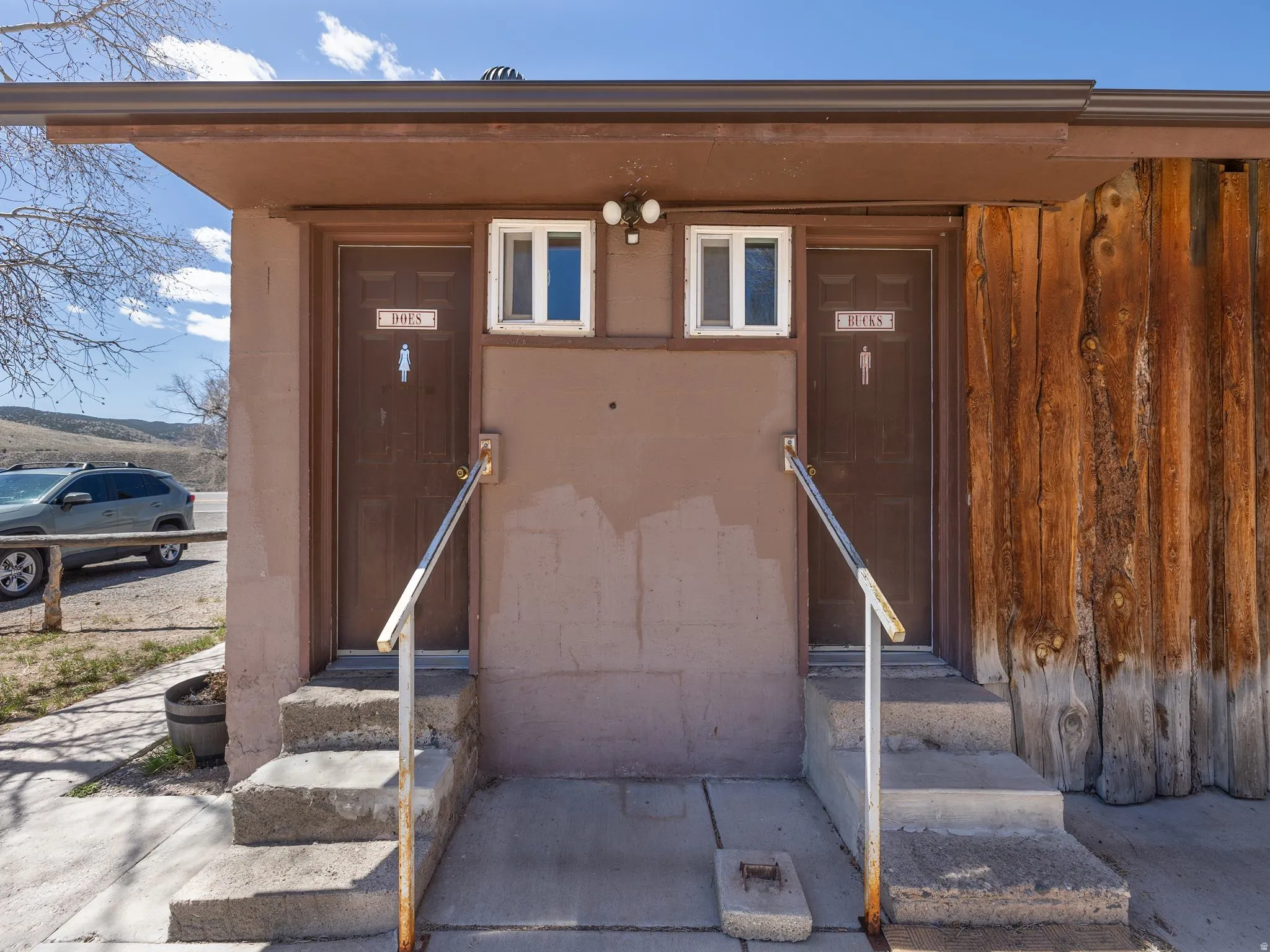 View of exterior entry