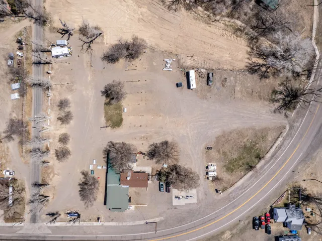 Aerial view of property's location