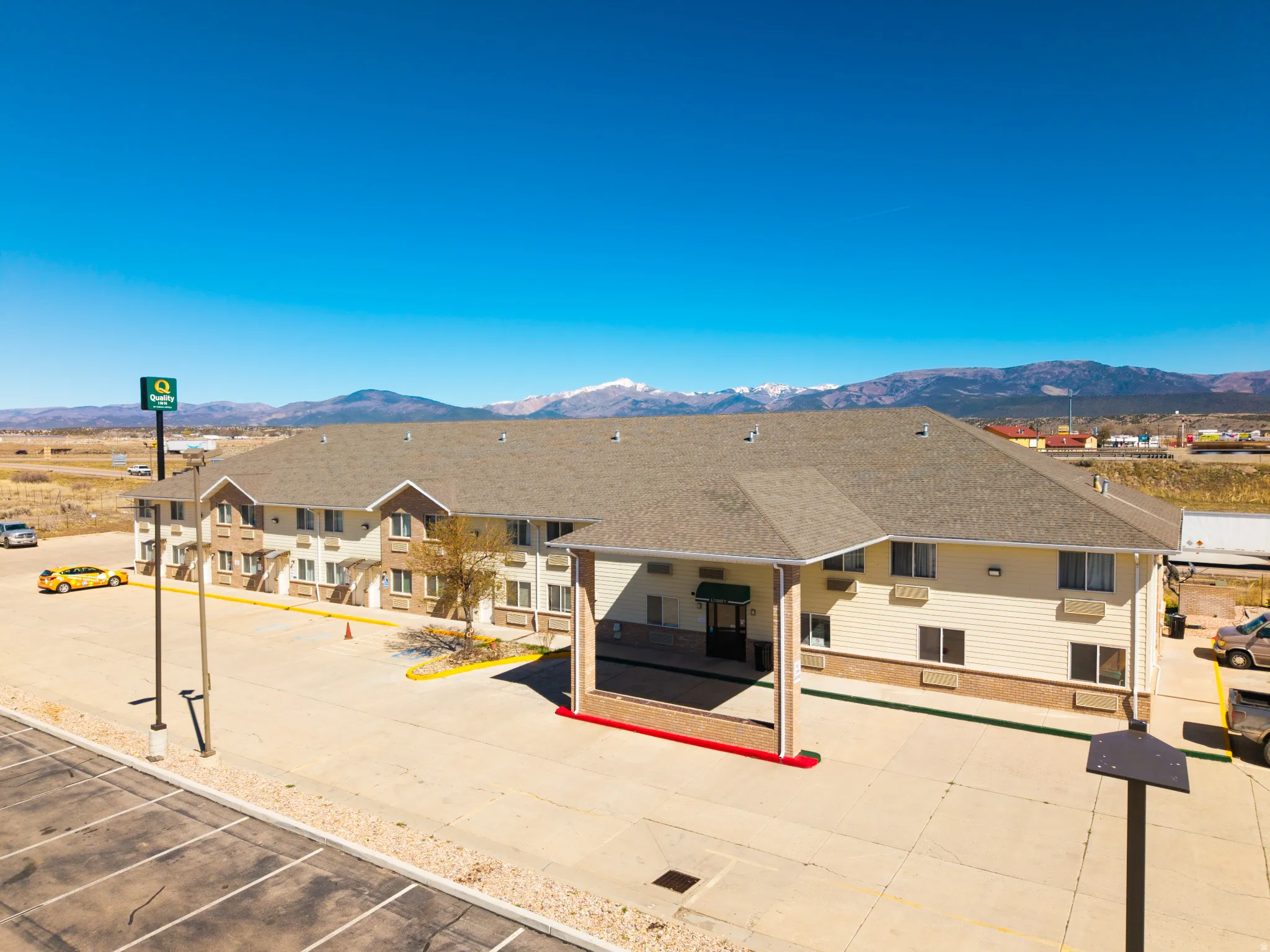 View of mountain backdrop
