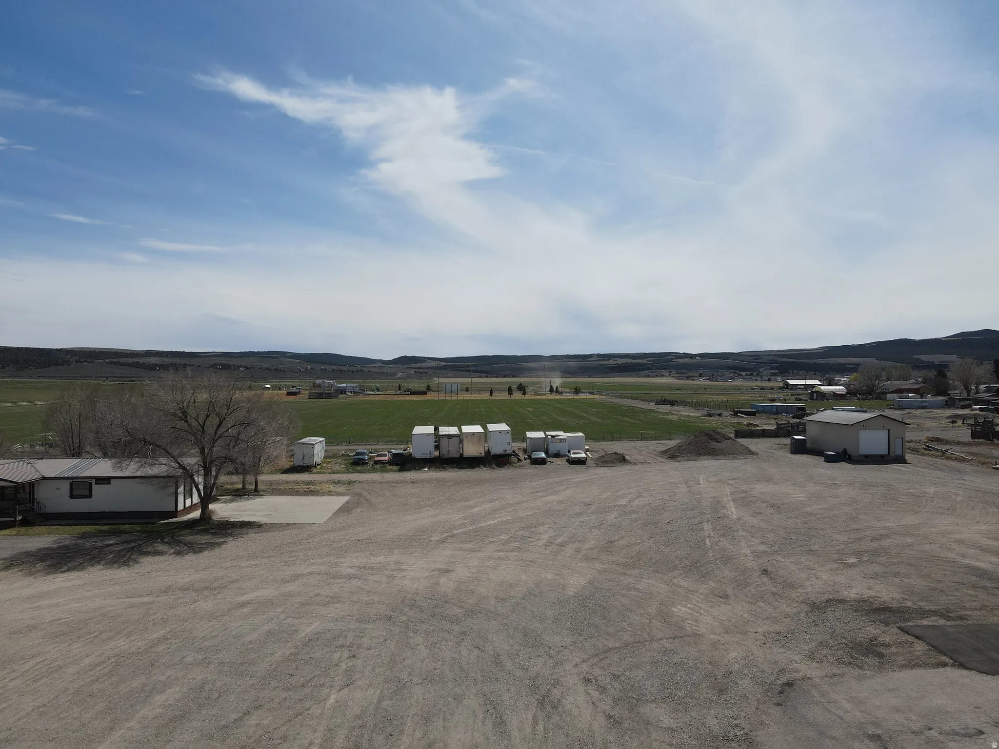 View of rural area featuring a mountain backdrop