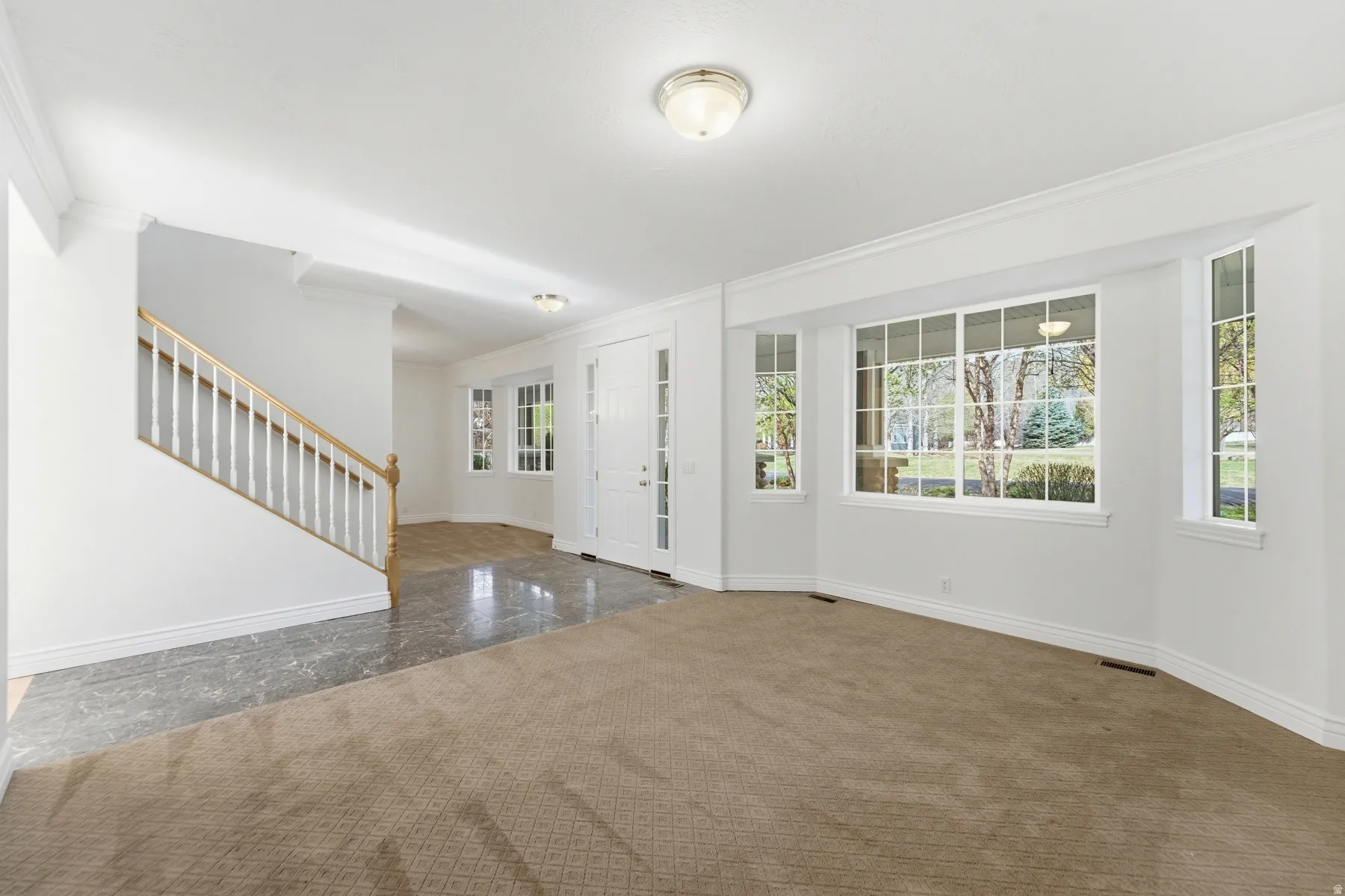 Entry and Living Room