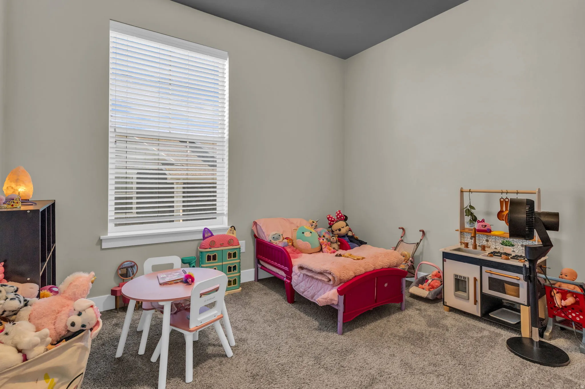 Bedroom featuring carpet flooring