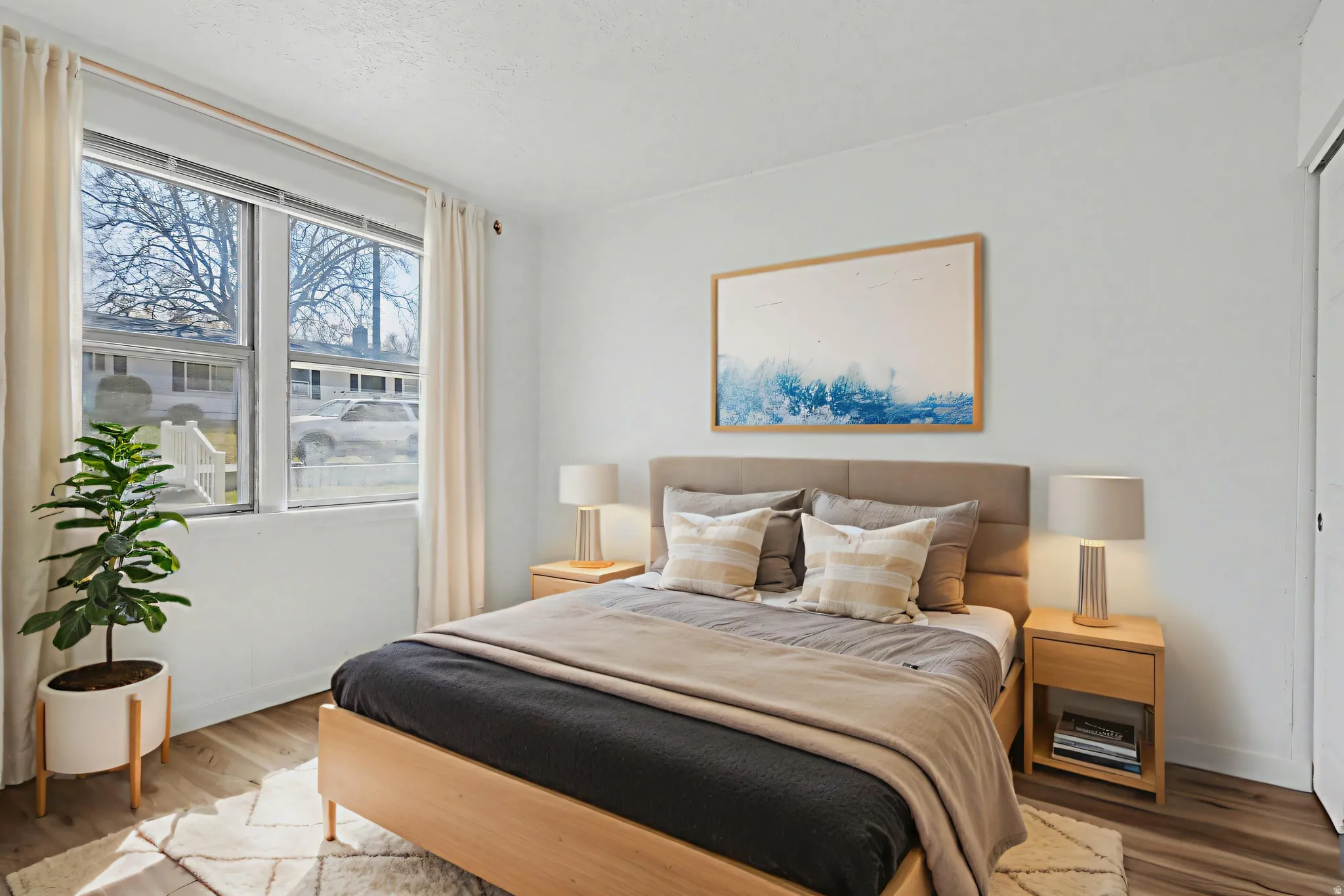 Main Bedroom virtually staged