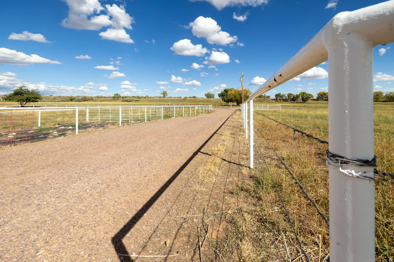 View of street with a view of countryside
