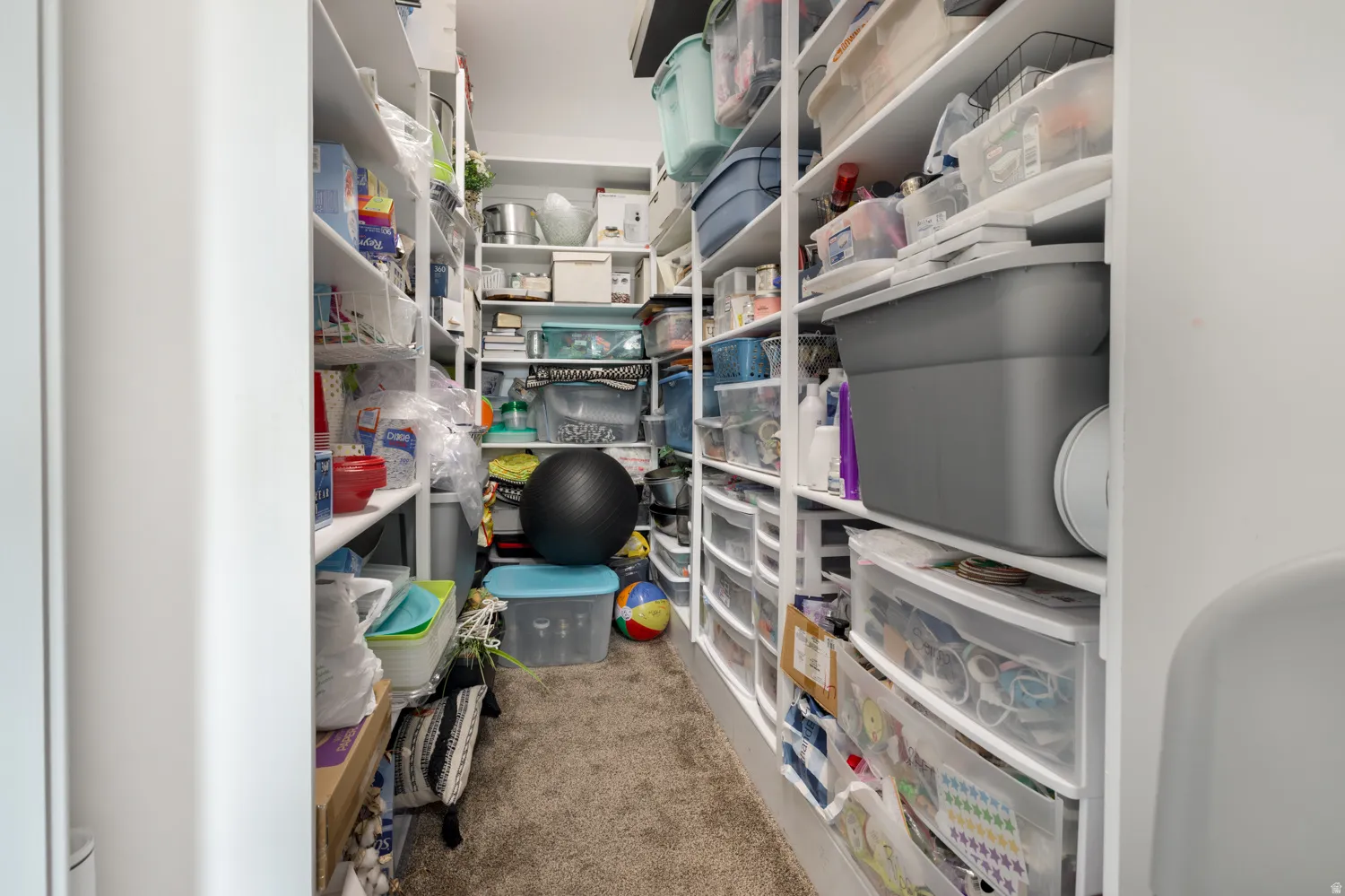 View of storage room
