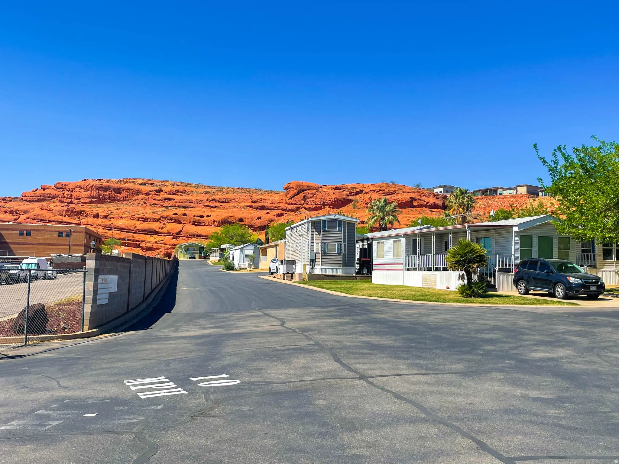 View of the Beautiful Red Rock