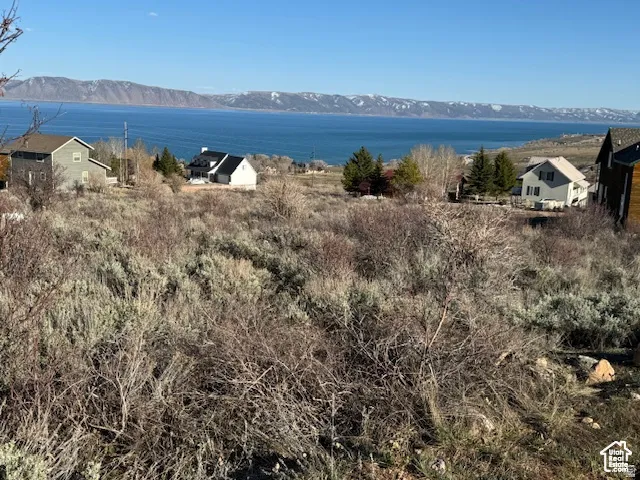 Water view with mountains