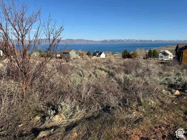 Water view with mountains