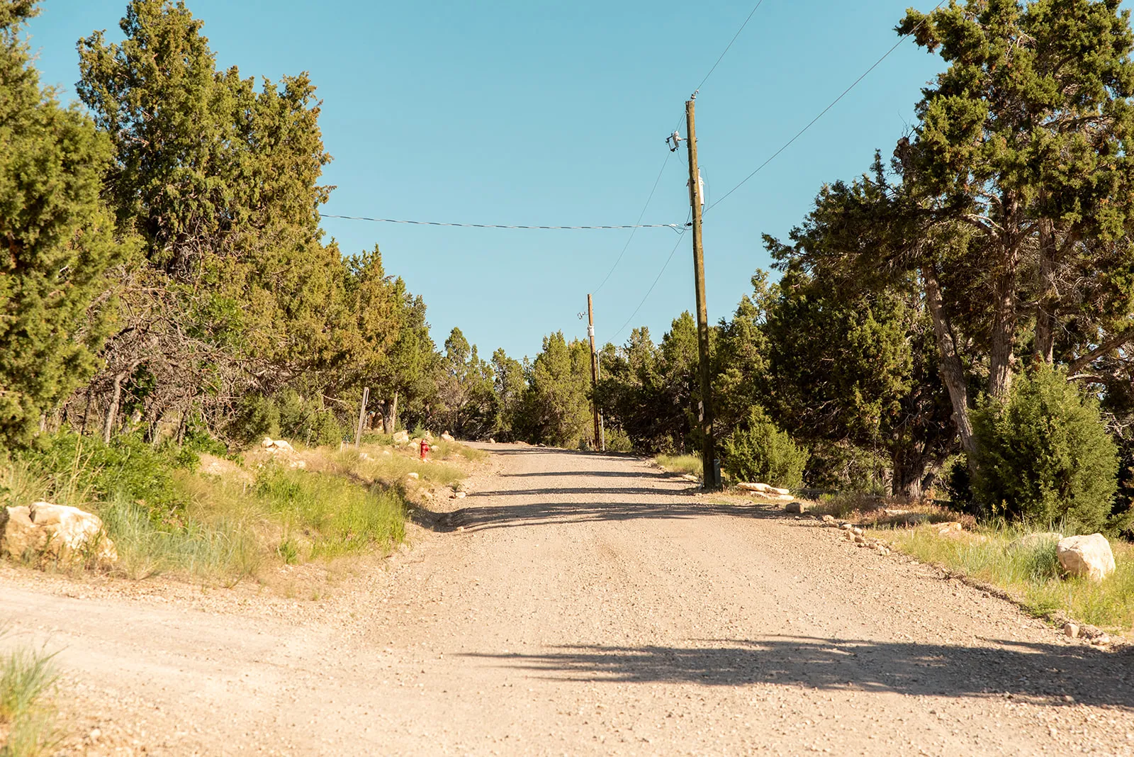 View of dirt / gravel road