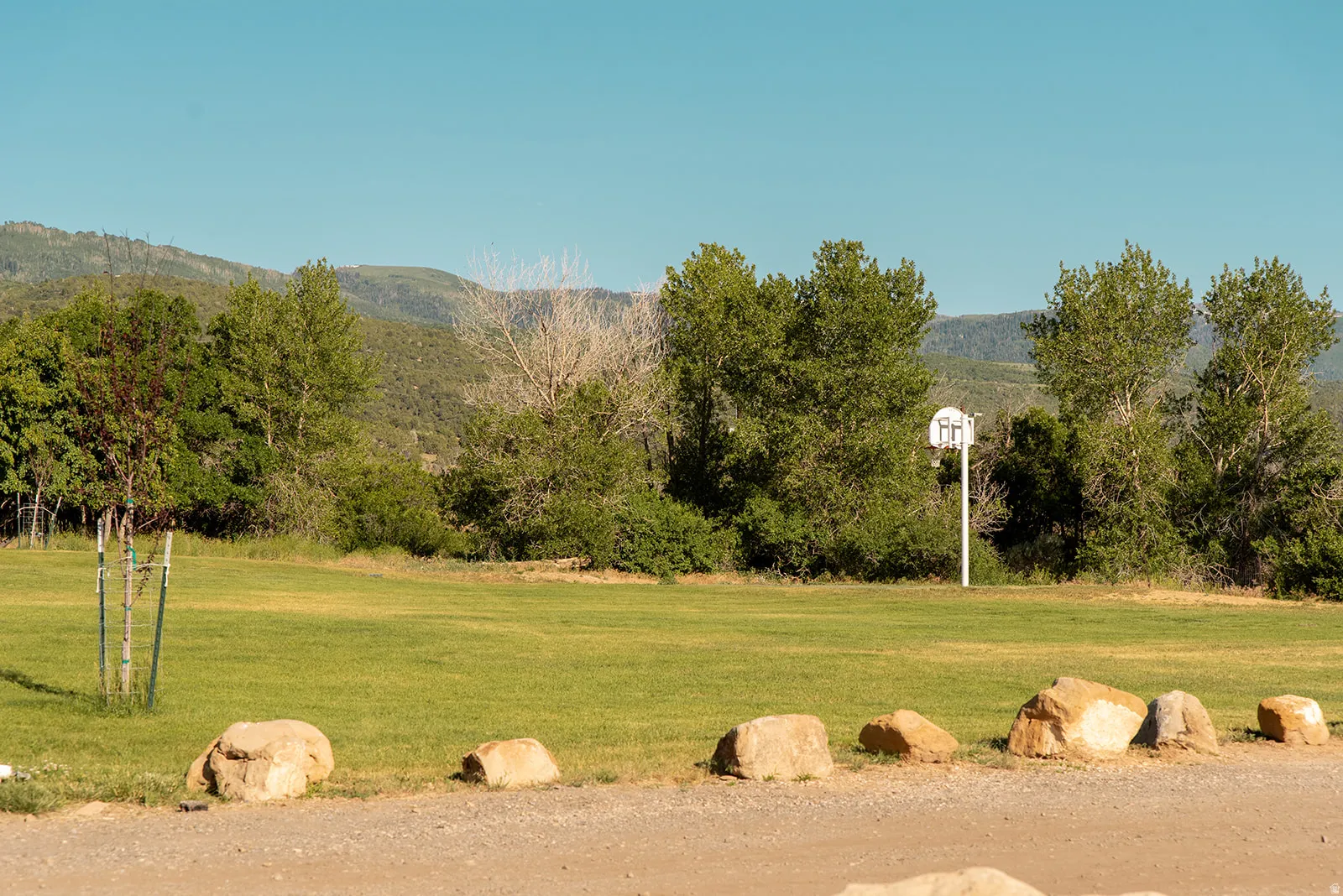 View of mountain backdrop