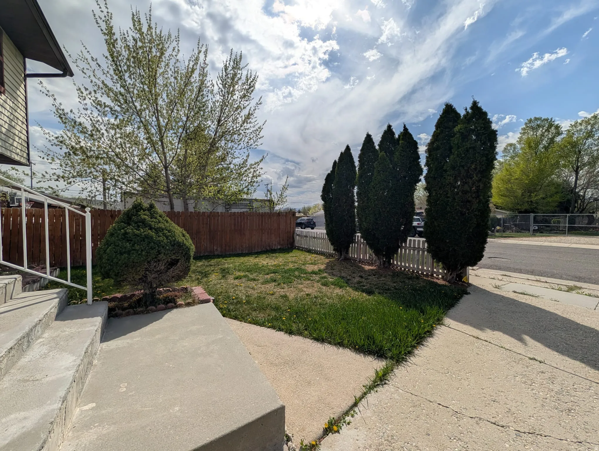 Fenced backyard featuring a patio area