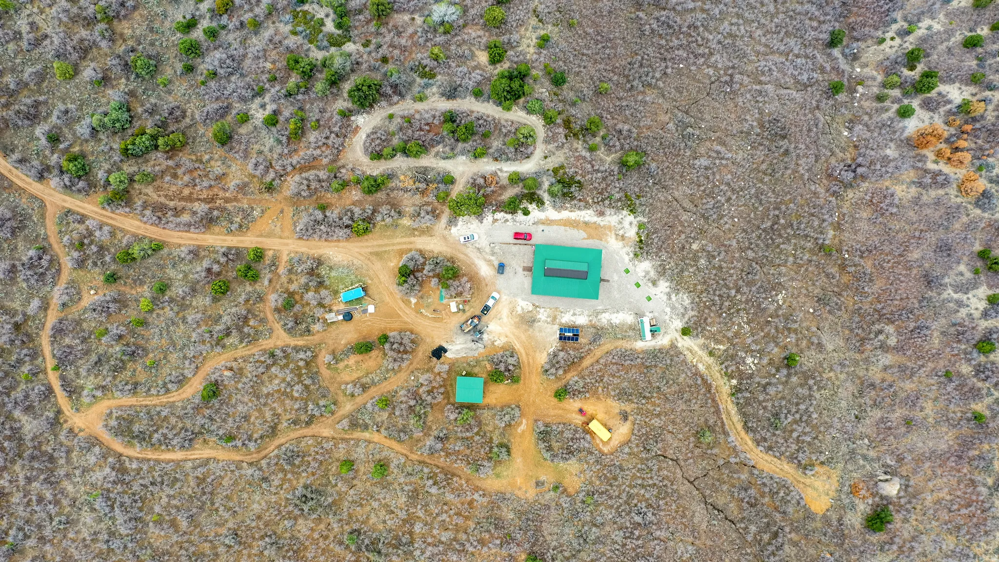 View of rural area with a desert landscape