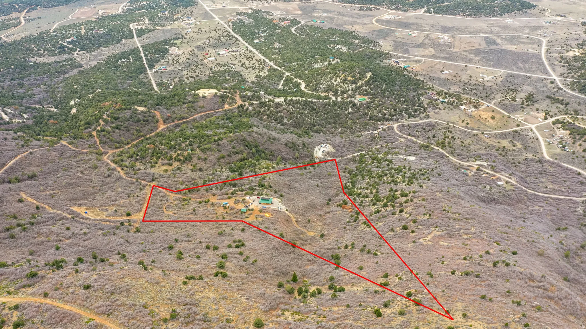 Map / location featuring property parcel outlined