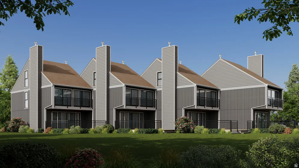 HOA rendering of Exterior recladding remodel