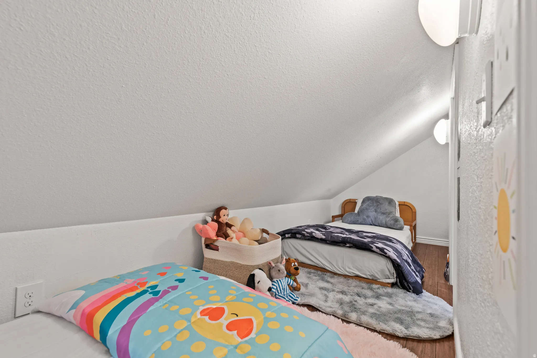 Bedroom featuring wood finished floors