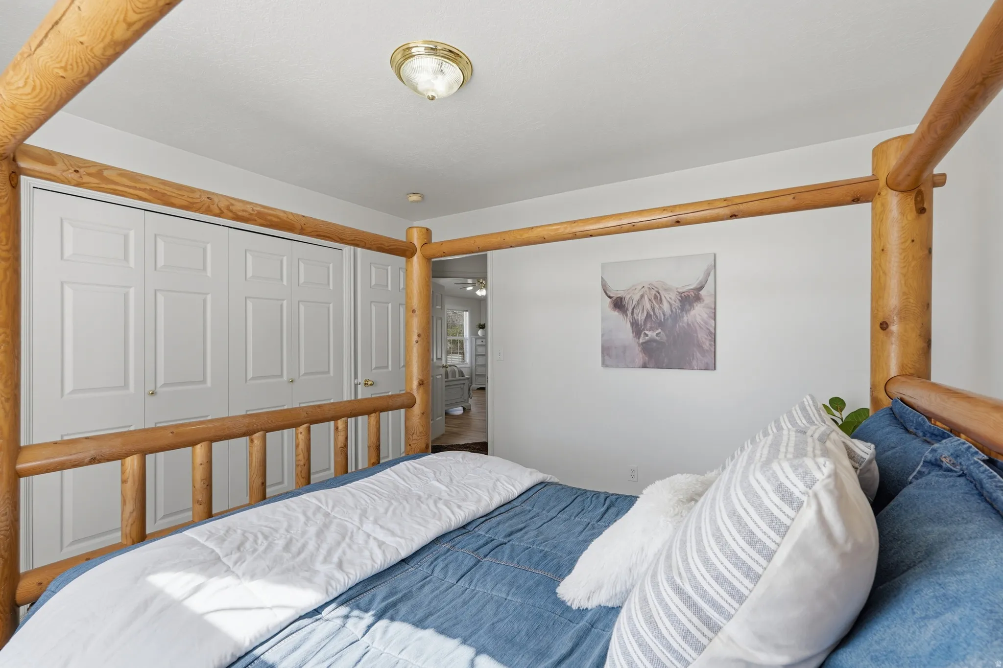 Bedroom featuring a closet