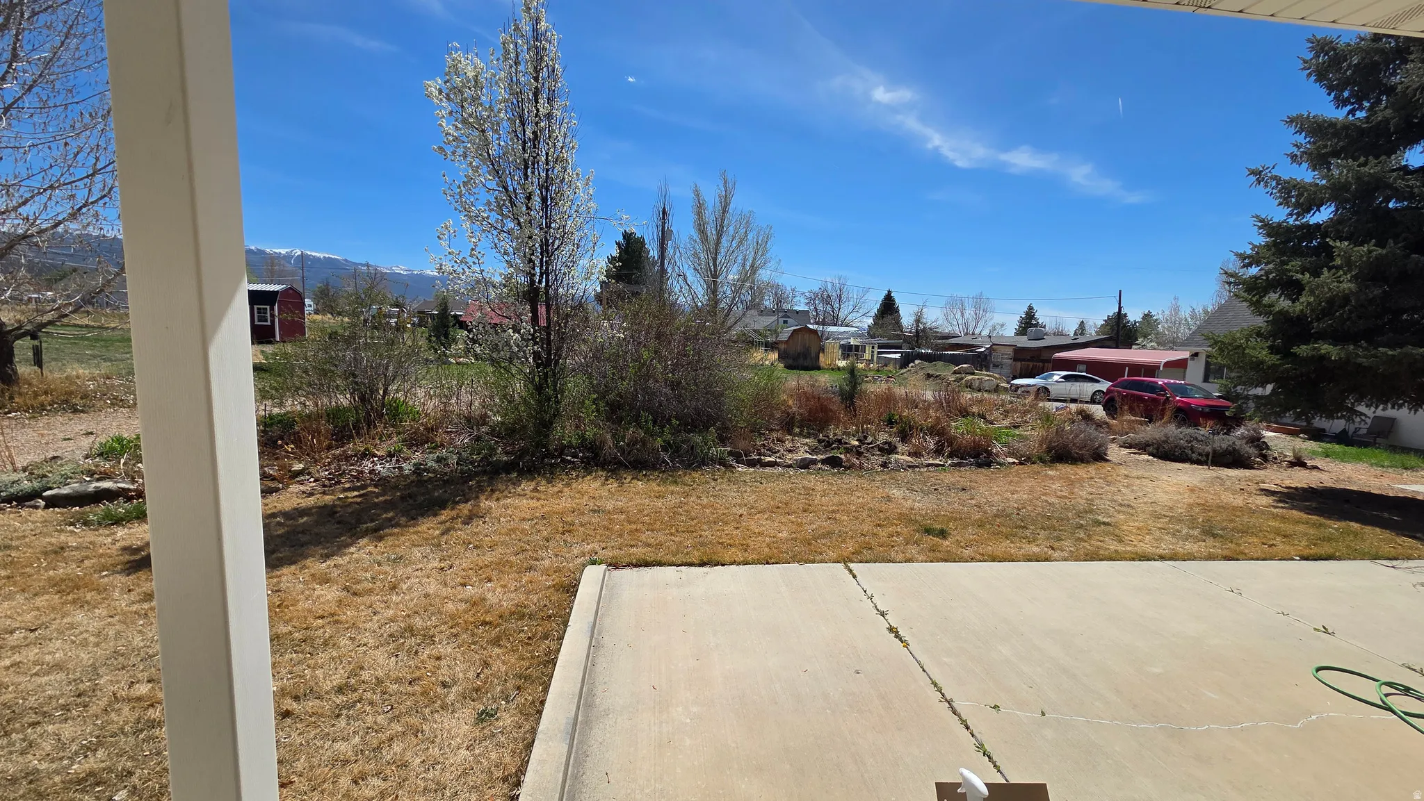 View from patio