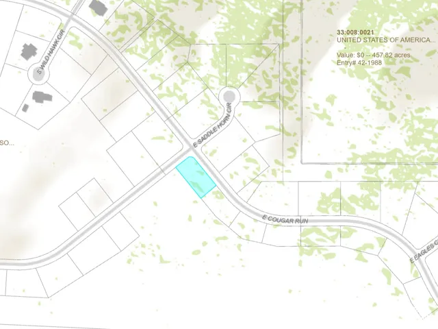 Map of parcels
