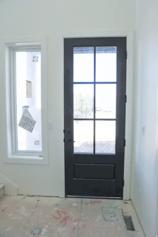 View of doorway to outside
