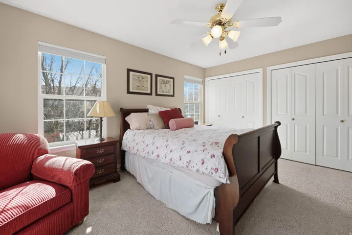 Primary Bedroom with Double Closets