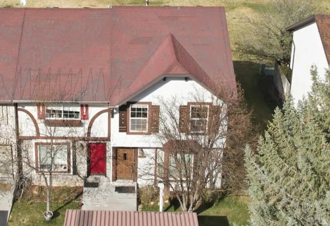 Aerial Front of Home