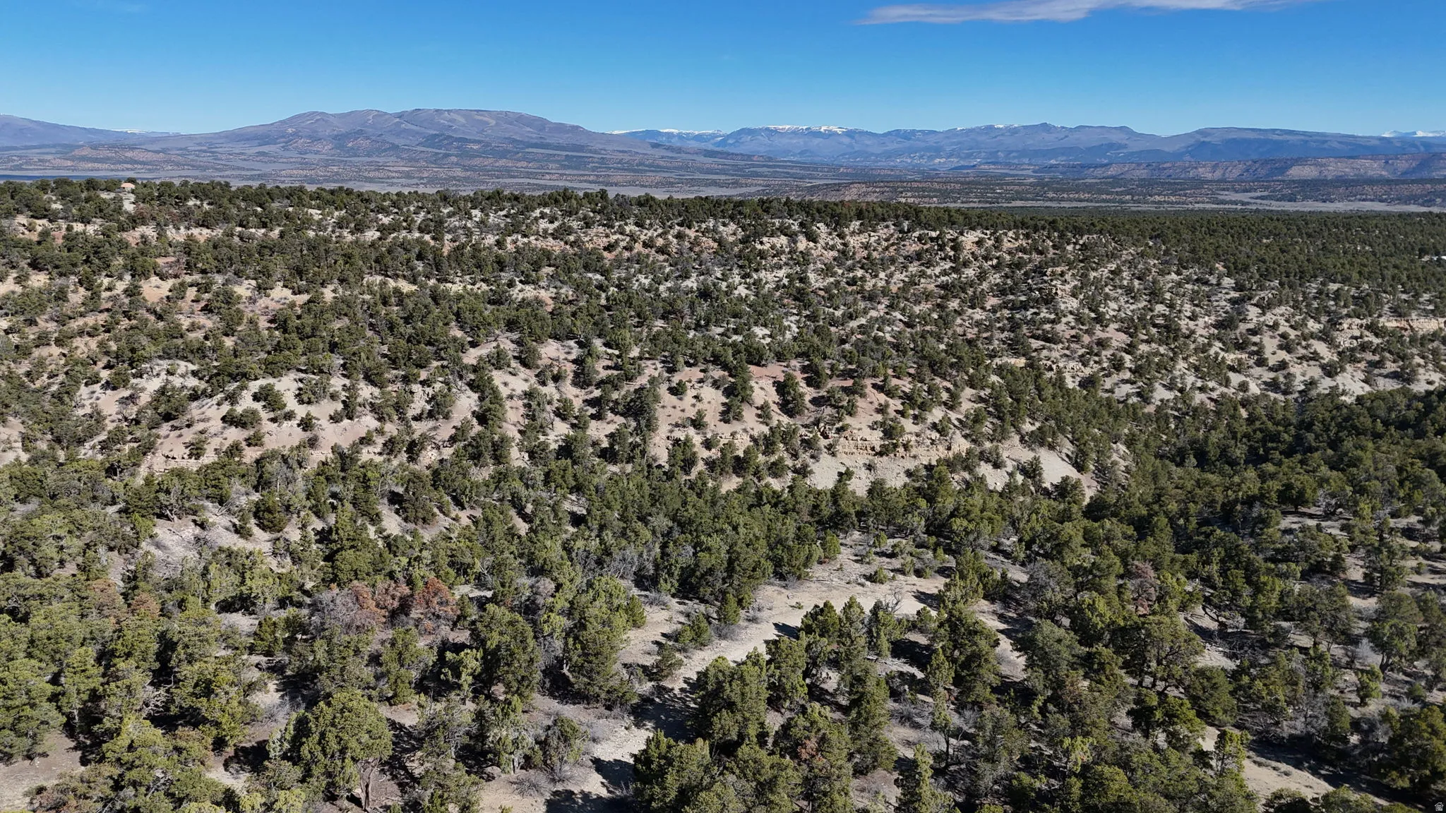 Bird's eye view of mountains