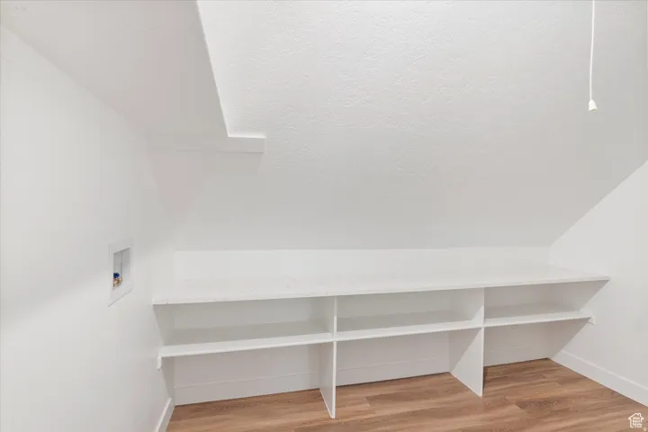 Laundry room with two washer/dryer hook ups