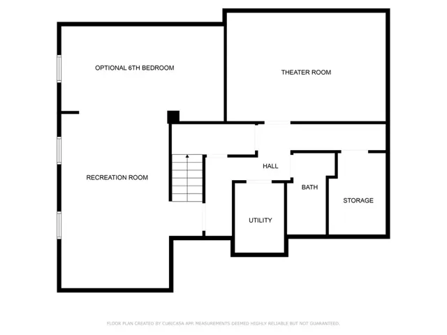 View of floor plan / room layout