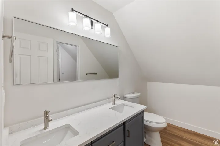 Bathroom with double vanity