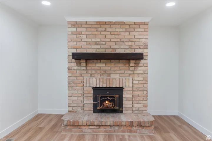 Cozy Fireplace in family room