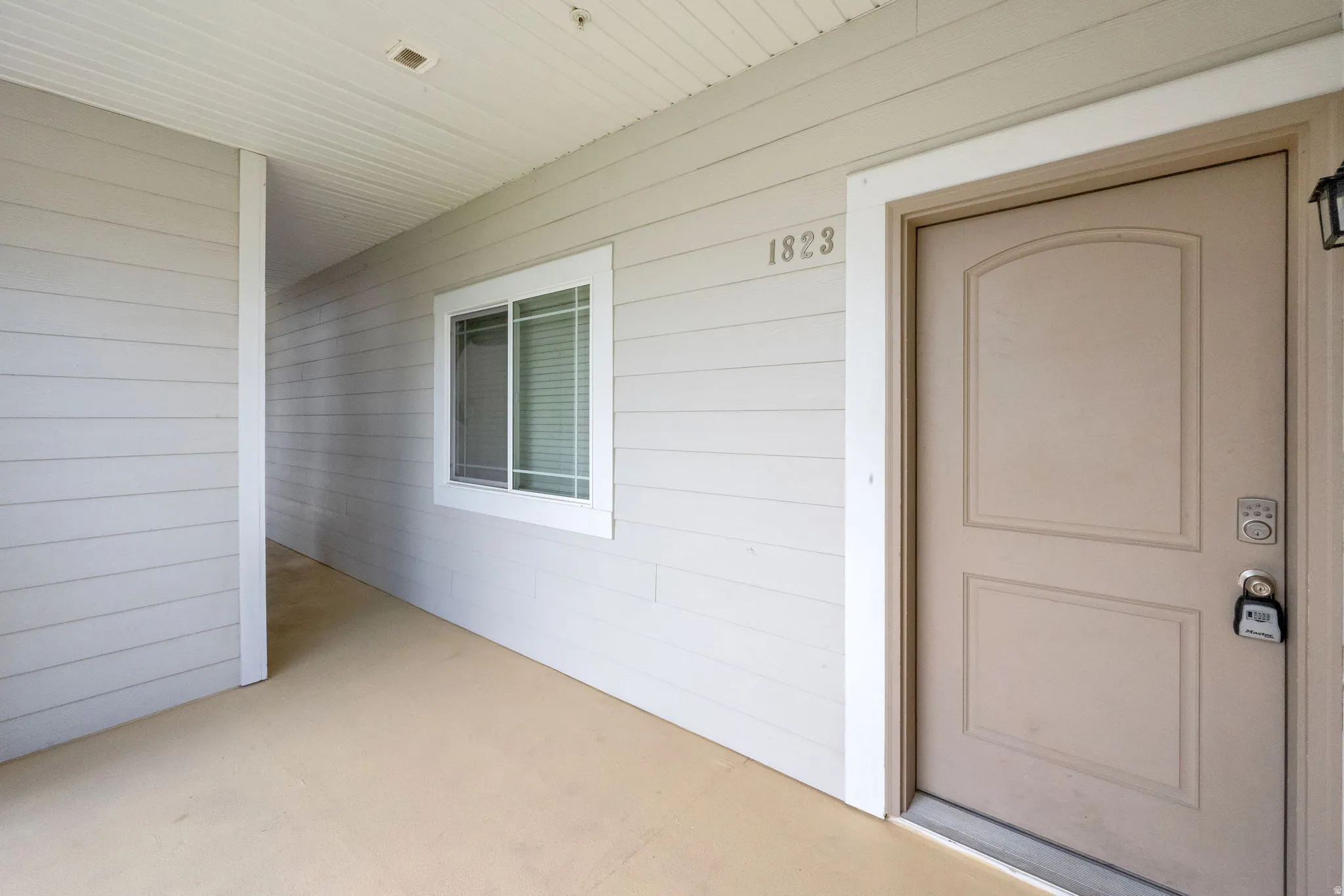 View of exterior entry