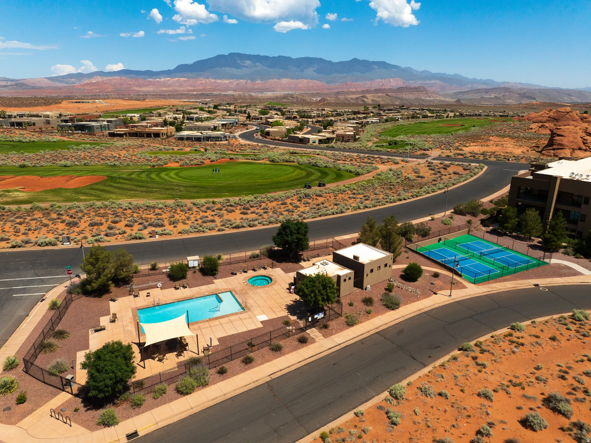 Pool, Hot Tub, 2 Pickleball Courts, Fitness Center all Included in HOA Fee
