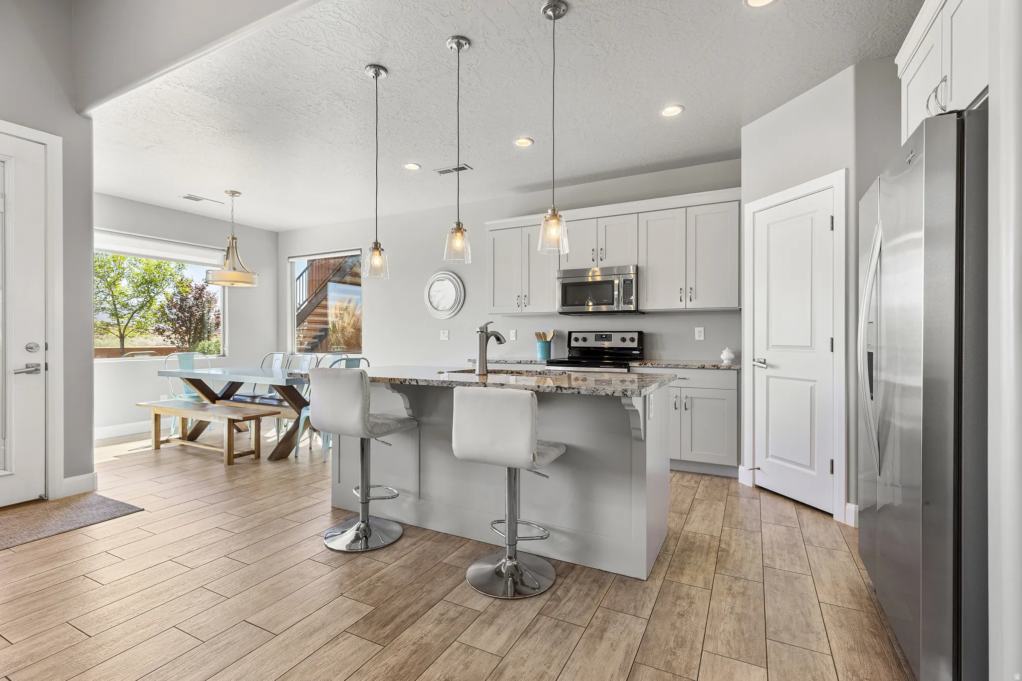 Kitchen with Bar Seating