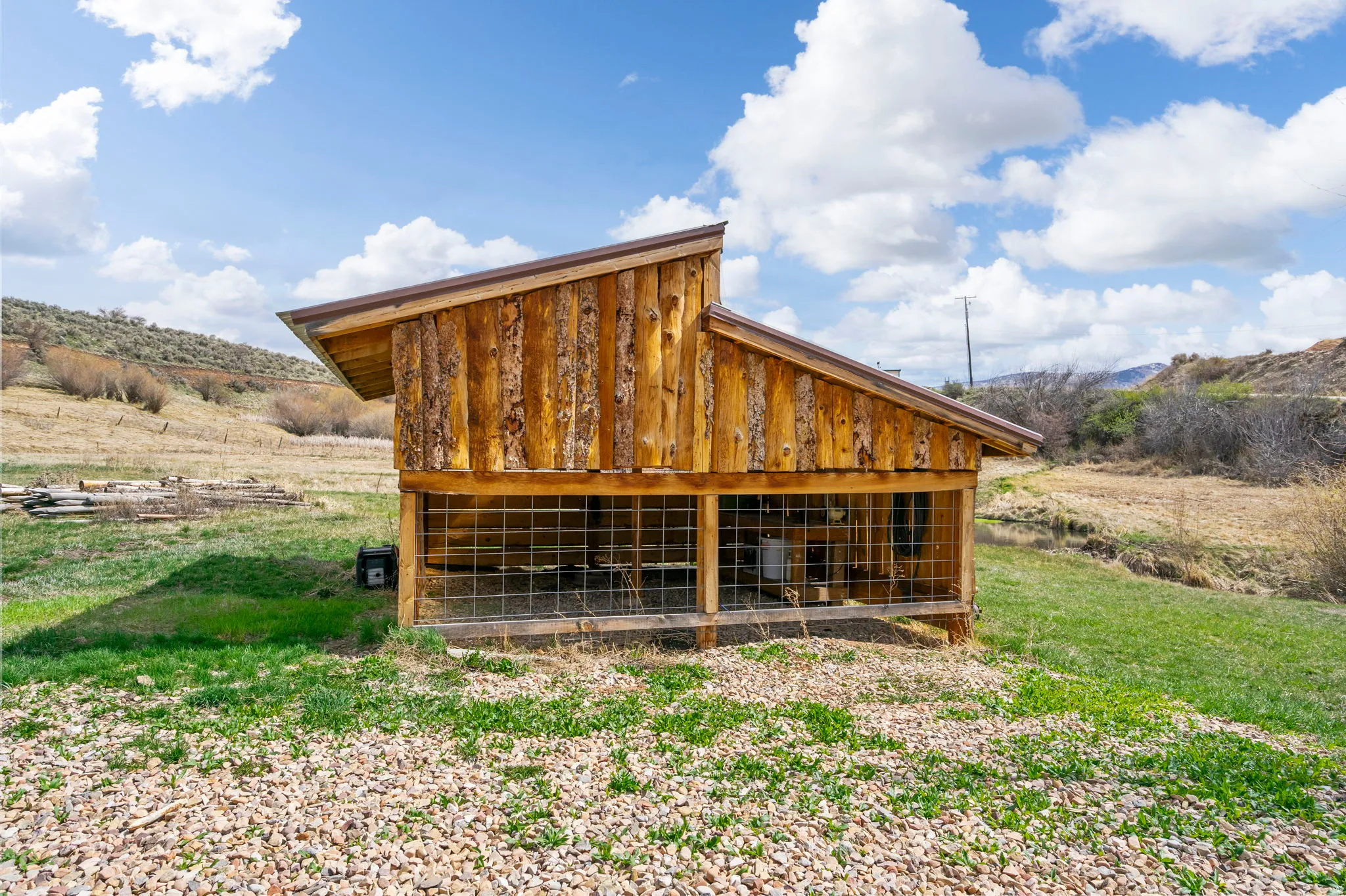 View of outdoor structure
