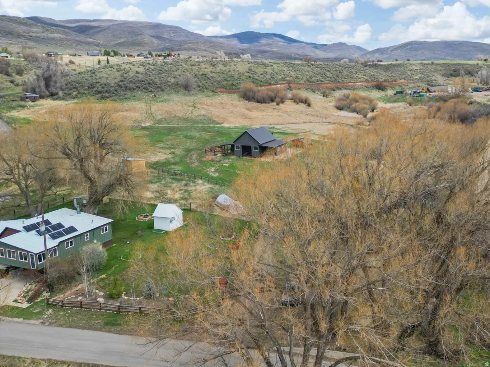 View of rural area featuring a mountainous background