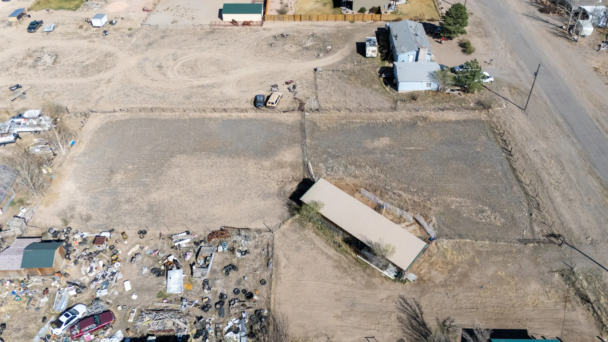 Aerial view of property's location
