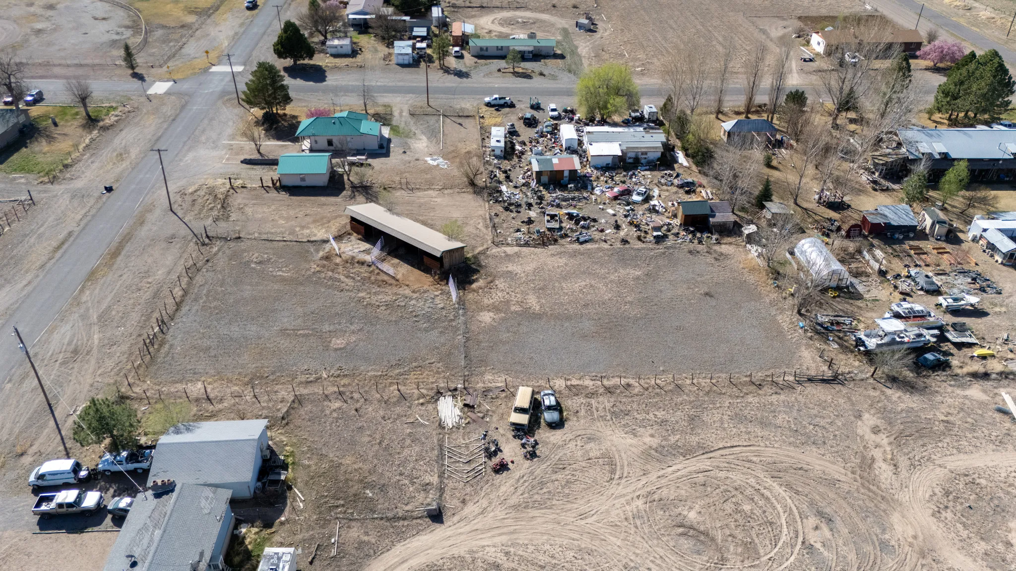 Aerial overview of property's location