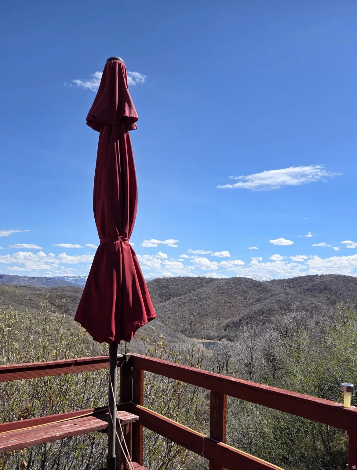 View of mountain background