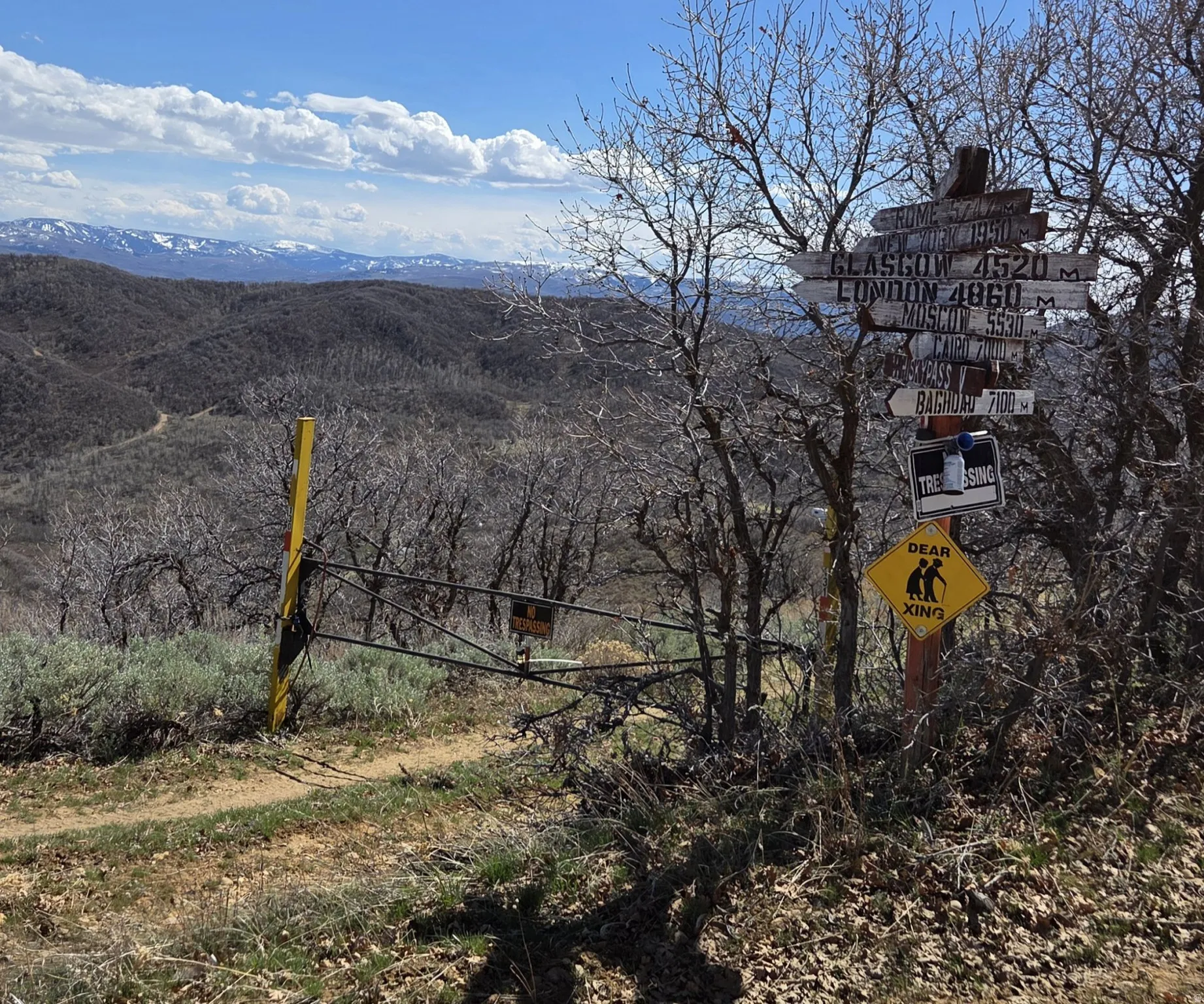 View of mountain backdrop