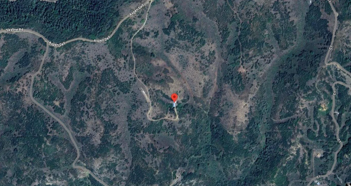 Aerial overview of property's location