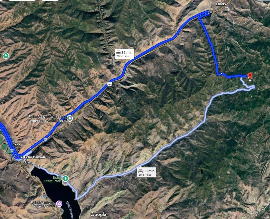 Map / location featuring property parcel outlined